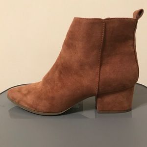 Brown Heeled Booties